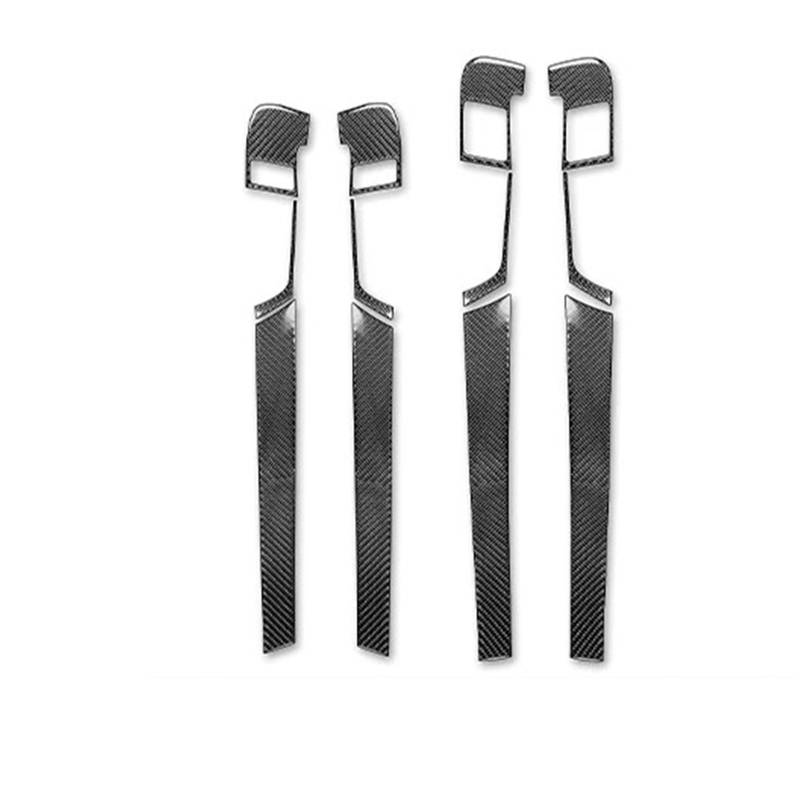 Zentrale Bedienfeld-Abdeckung Für A3 S3 8P 2006 2007 Carbon Fiber Gangschaltung Luftauslass Fensterheber Armaturenbrett Set Auto Innenausstattung Aufkleber Trim Aufkleber Innen Zubehör(20 A) von tnbru