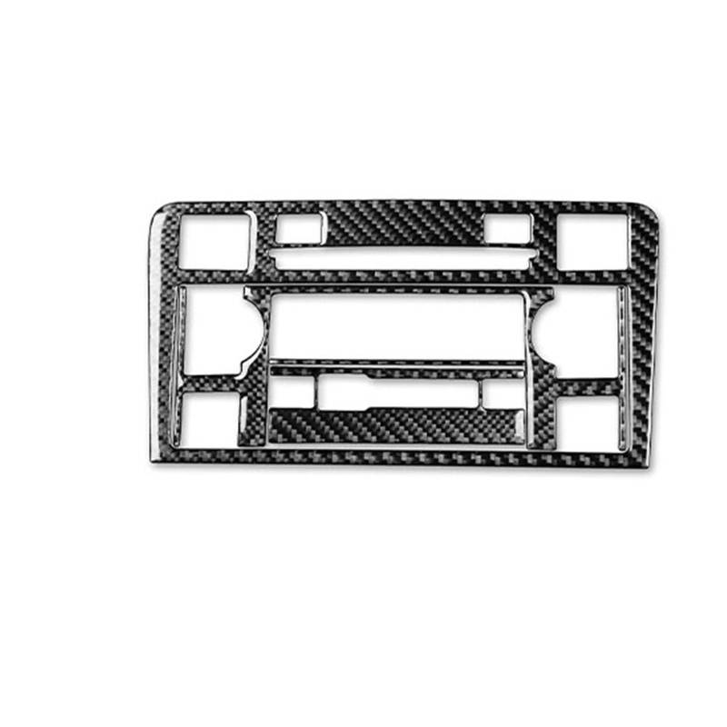 Zentrale Bedienfeld-Abdeckung Für A3 S3 8P 2006 2007 Carbon Fiber Gangschaltung Luftauslass Fensterheber Armaturenbrett Set Auto Innenausstattung Aufkleber Trim Aufkleber Innen Zubehör(24 B) von tnbru