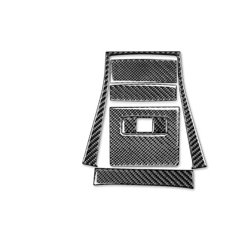 Zentrale Bedienfeld-Abdeckung Für A3 S3 8P 2006 2007 Carbon Fiber Gangschaltung Luftauslass Fensterheber Armaturenbrett Set Auto Innenausstattung Aufkleber Trim Aufkleber Innen Zubehör(45) von tnbru