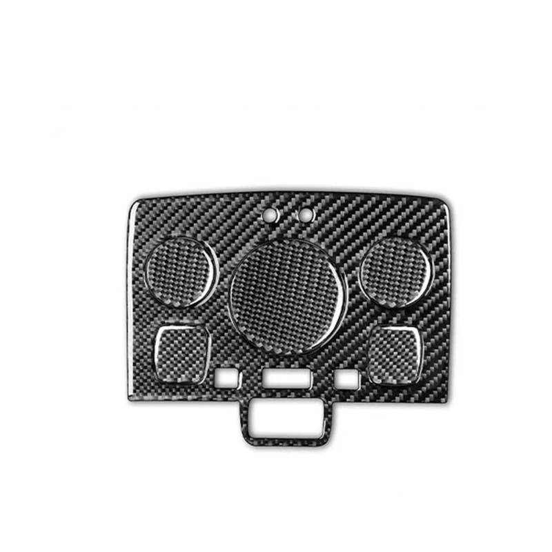 Zentrale Bedienfeld-Abdeckung Für A3 S3 8P 2006 2007 Carbon Fiber Gangschaltung Luftauslass Fensterheber Armaturenbrett Set Auto Innenausstattung Aufkleber Trim Aufkleber Innen Zubehör(50) von tnbru