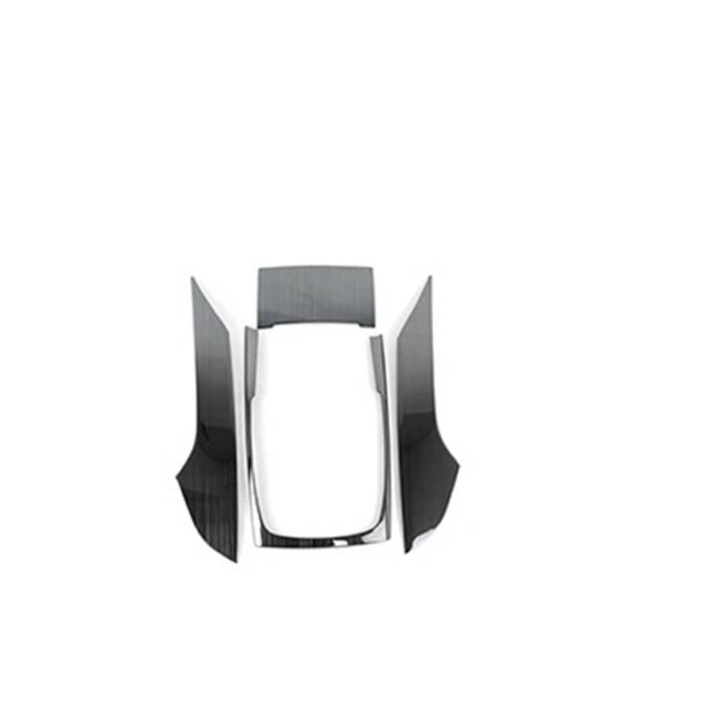 Zentrale Bedienfeld-Abdeckung Für A6 C7 2012-2018 Auto-Styling Innenausstattung Edelstahl Mittelkonsole Schalthebel Rahmen Dekoration Abdeckung Verkleidung Trim Aufkleber Innen Zubehör(C Black) von tnbru
