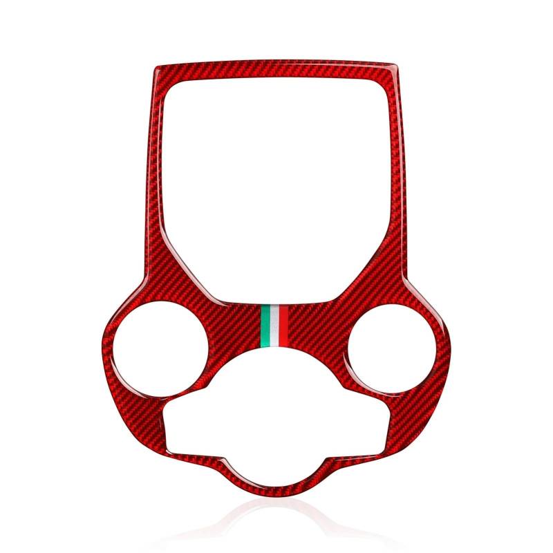 Zentrale Bedienfeld-Abdeckung Für Alfa Für Omeo Für Giulia 952 Für Stelvio 949 2017-2019 Zubehör Kohlefaseraufkleber Auto Mittelkonsole Schalthebelabdeckung Verkleidung Trim Aufkleber Innen Zubehör(RE von tnbru