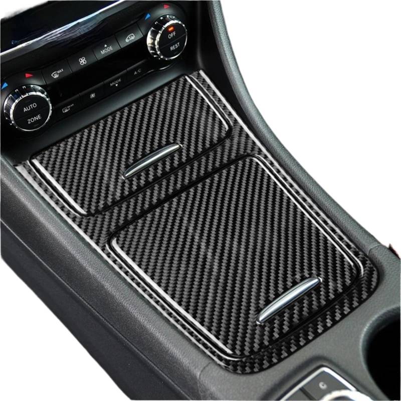 Zentrale Bedienfeld-Abdeckung Für Benz A Für Klasse W176 Für CLA C117 Für GLA X156 2013-2018 Auto-Mittelkonsolen-Panel-Zubehör Echter Weicher Carbonfaser-Aufkleber Trim Aufkleber Innen Zubehör(A B D W von tnbru