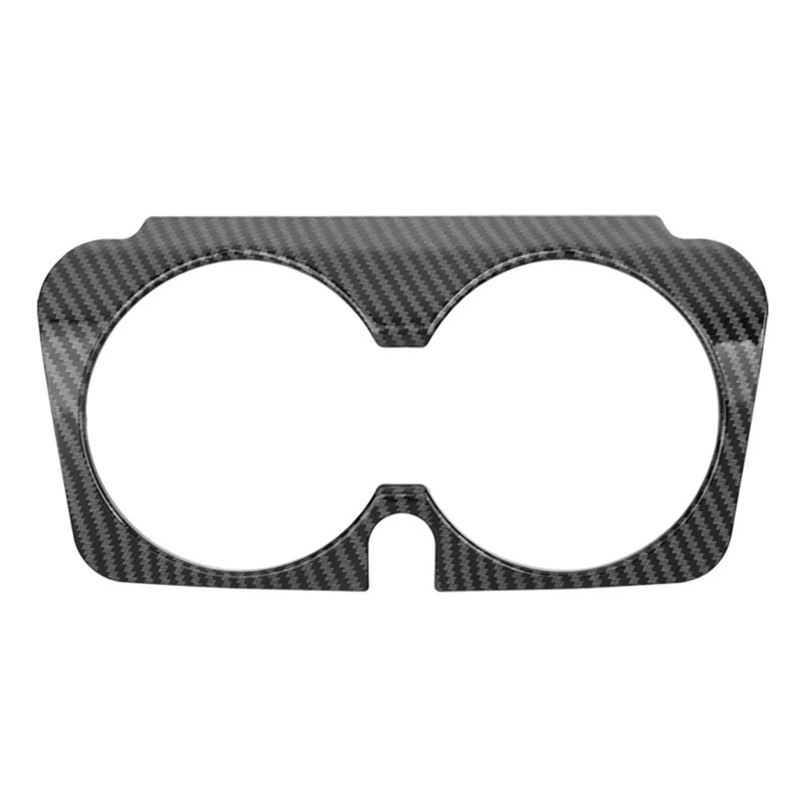 Zentrale Bedienfeld-Abdeckung Für Benz CE Für GLC Für Klasse W205 W213 X253 Auto Kohlefaser-Textur Schalthebelverkleidung Wasserbecherhalter Rahmenverkleidung ABS Trim Aufkleber Innen Zubehör(B) von tnbru