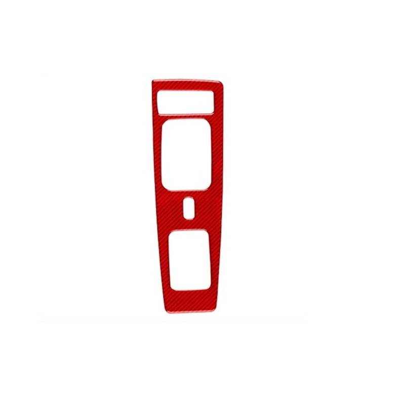 Zentrale Bedienfeld-Abdeckung Für Benz Für G-Klasse W463 G500 G55 2004-2012 Echtkohlefaser-Schalthebelverkleidungsverkleidungsabdeckung Autoinnenausstattungsaufkleber Trim Aufkleber Innen Zubehör(Red von tnbru