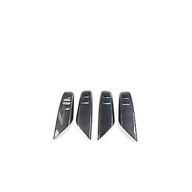 Zentrale Bedienfeld-Abdeckung Für Changan Für Deepal S07 ABS Carbon Fiber Innen Panel Trim Abdeckung Anti-Scratch Armlehne Hinten Luftauslass Lenkrad Aufkleber Trim Aufkleber Innen Zubehör(Window lift von tnbru