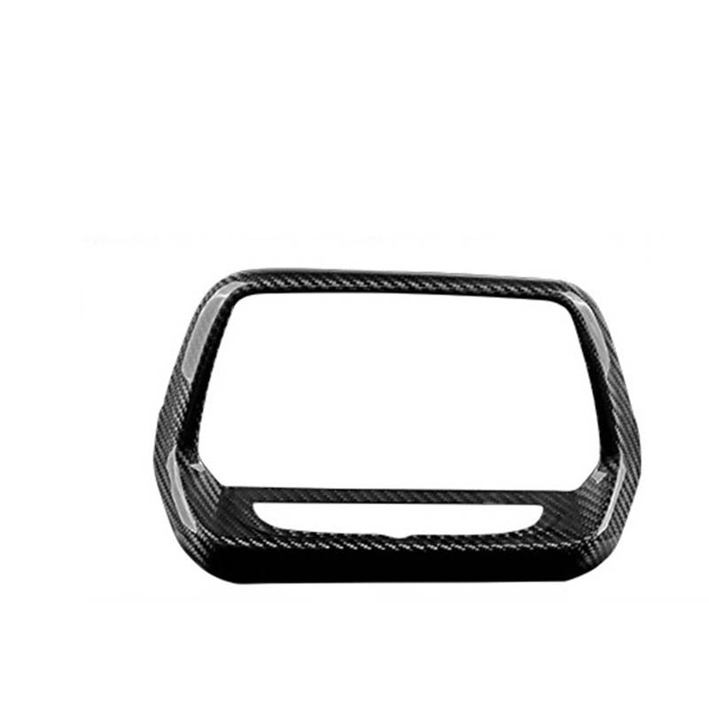 Zentrale Bedienfeld-Abdeckung Für Chevrolet Für Camaro 2016 2017 2018 2019 2020 2021 2022 2023 Auto Innen Trim Rot Schwarz Zubehör Aufkleber Real Carbon Fiber Trim Aufkleber Innen Zubehör(Type 2 Black von tnbru