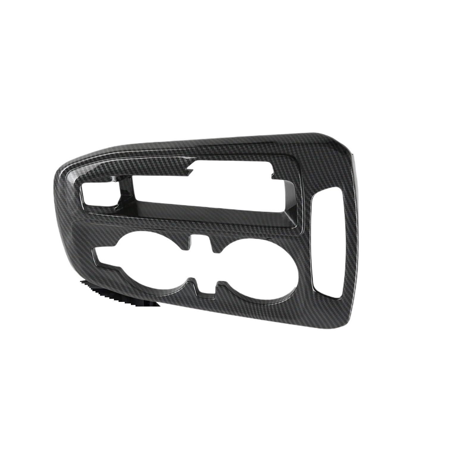 Zentrale Bedienfeld-Abdeckung Für Chevrolet Für Trax 2024+ Innenausstattung Carbon Fiber Schwarz Autokonsole Schalthebelverkleidung Klimaanlage Steckdose Trim Aufkleber Innen Zubehör(Panel Cover) von tnbru