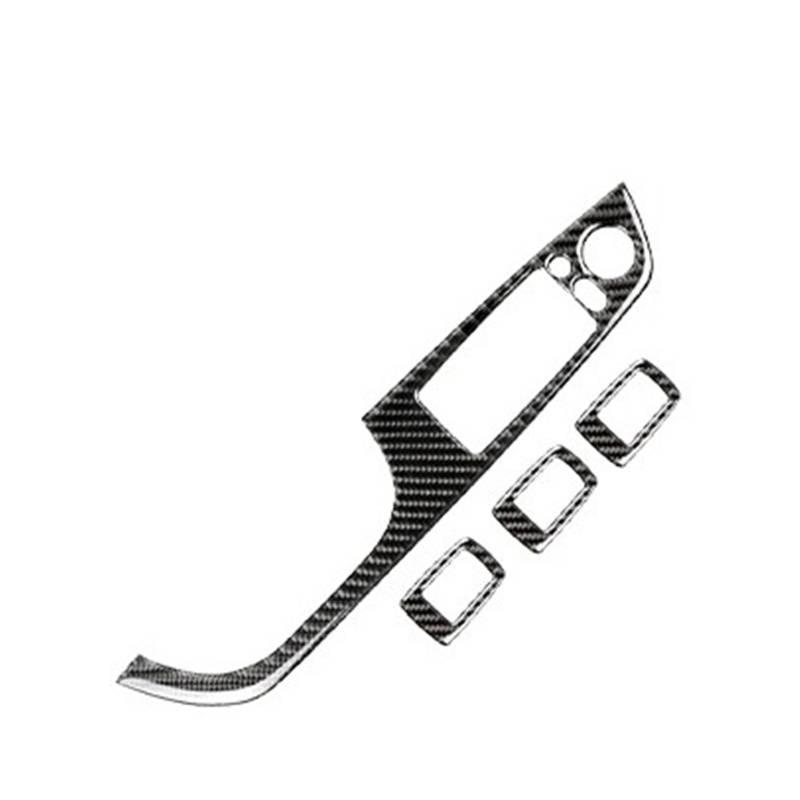 Zentrale Bedienfeld-Abdeckung Für E90 E92 E93 Kohlefaser-Aufkleber Fensterheber-Steuerung Fensterschalter Dekor Armlehne Panel Trim Car Styling Trim Aufkleber Innen Zubehör(G Style) von tnbru