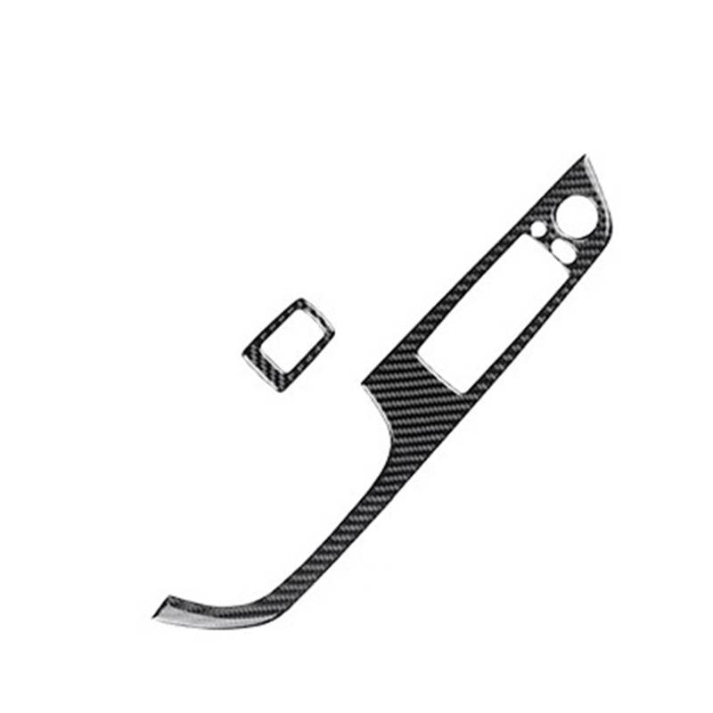 Zentrale Bedienfeld-Abdeckung Für E90 E92 E93 Kohlefaser-Aufkleber Fensterheber-Steuerung Fensterschalter Dekor Armlehne Panel Trim Car Styling Trim Aufkleber Innen Zubehör(L Style) von tnbru