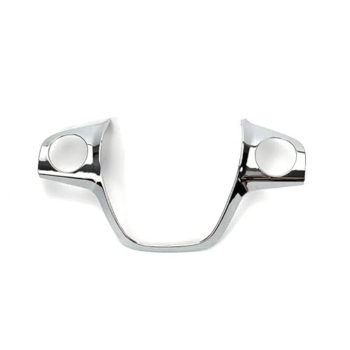 Zentrale Bedienfeld-Abdeckung Für Ford Für Focus 3 Mk3 2012-2014 Autozubehör 1 Stück ABS Chromverkleidung Lenkrad Paillettenabdeckung Aufkleber Fall Trim Aufkleber Innen Zubehör(B Type Chrome 1pc) von tnbru