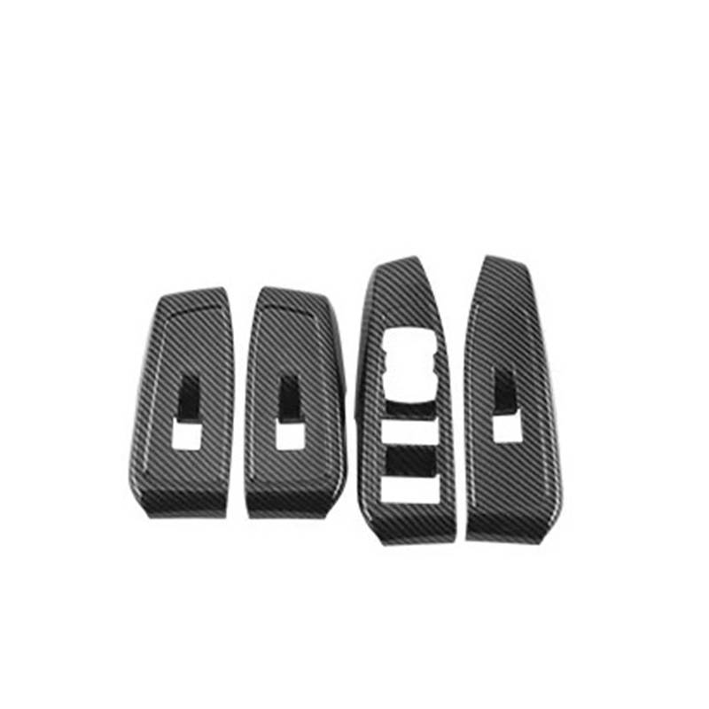 Zentrale Bedienfeld-Abdeckung Für Ford Für Ranger Für Wildtrak T9 2023 2024 Hinten Air Outlet Center Getriebe Shift Panel Teile Carbon Fiber Innen Upgrade Overlay Abdeckungen Trim Aufkleber Innen Zube von tnbru