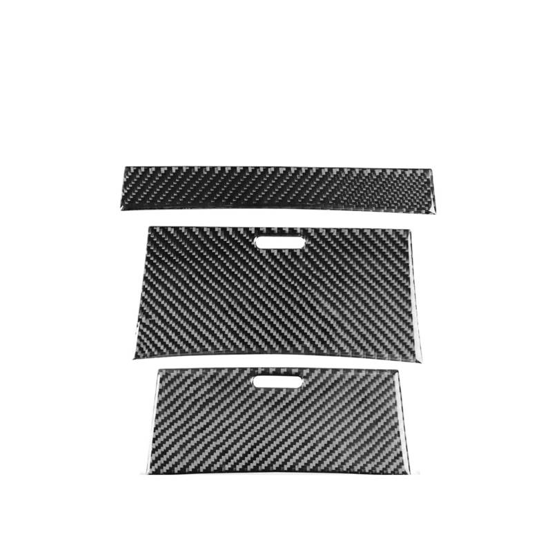 Zentrale Bedienfeld-Abdeckung Für Für TSX 2004 2005 2006 2007 2008 Refit Carbon Fiber Auto Geschmiedet Carbon Set Innen Getriebe Shift Tür Panel Aufkleber Trim Aufkleber Innen Zubehör(12-Black) von tnbru