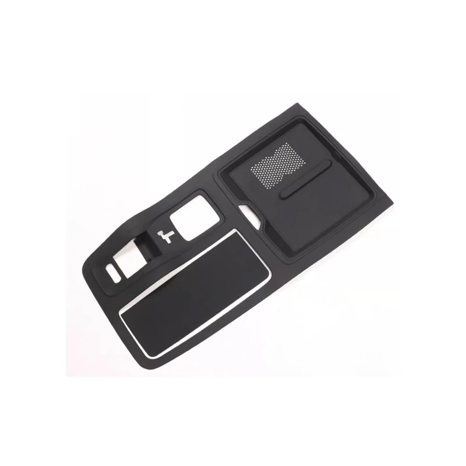 Zentrale Bedienfeld-Abdeckung Für Hongqi HS5 2023 Zentrale Steuerung Anti Slip Pad Panel Änderung Innen Getriebe Rahmen Schutz Pad Dekorative Zubehör Sti Trim Aufkleber Innen Zubehör(Black) von tnbru