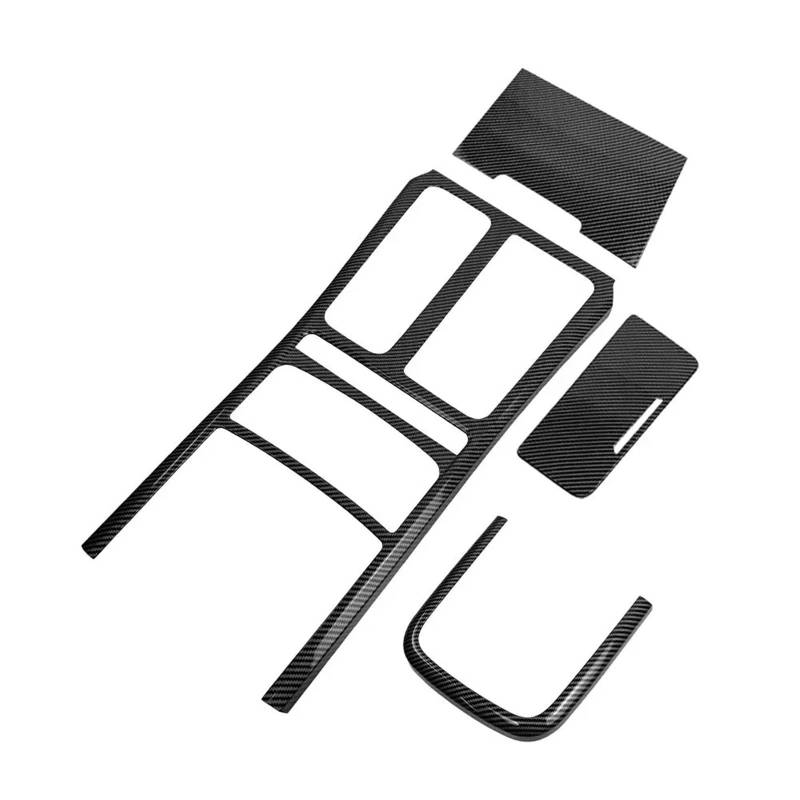 Zentrale Bedienfeld-Abdeckung Für KIA Für Stinger 2018 2019 2020 2021 2022 Innenausstattung Carbon Fiber Style Auto Schalthebel Panel Abdeckung Trim Trim Aufkleber Innen Zubehör von tnbru