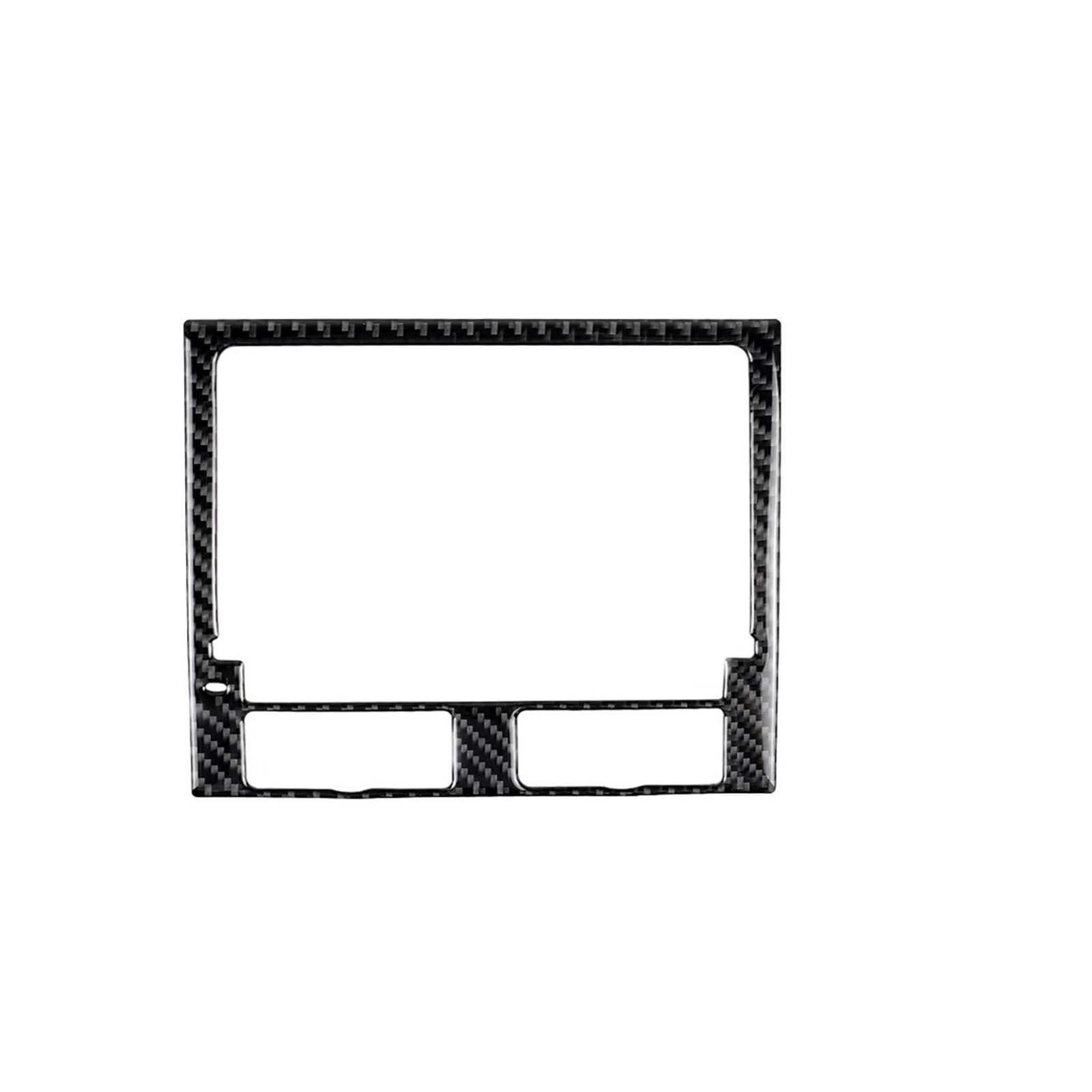 Zentrale Bedienfeld-Abdeckung Für MACAN Für Cayenne 2014 2015 2016 2017 2018 2019 2020 Carbon Fiber Auto Zubehör Innen Set Trim Aufkleber Dekoration Trim Aufkleber Innen Zubehör(Navigation Panel) von tnbru