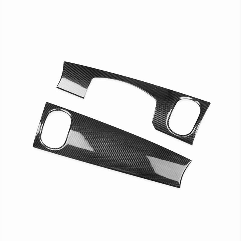 Zentrale Bedienfeld-Abdeckung Für Mini Für Cooper F55 F56 F57 2019-2022 Carbon Fiber Front Dash Konsole Dekorative Aufkleber Innen Dashboard Panel Trim Abdeckung Trim Aufkleber Innen Zubehör von tnbru