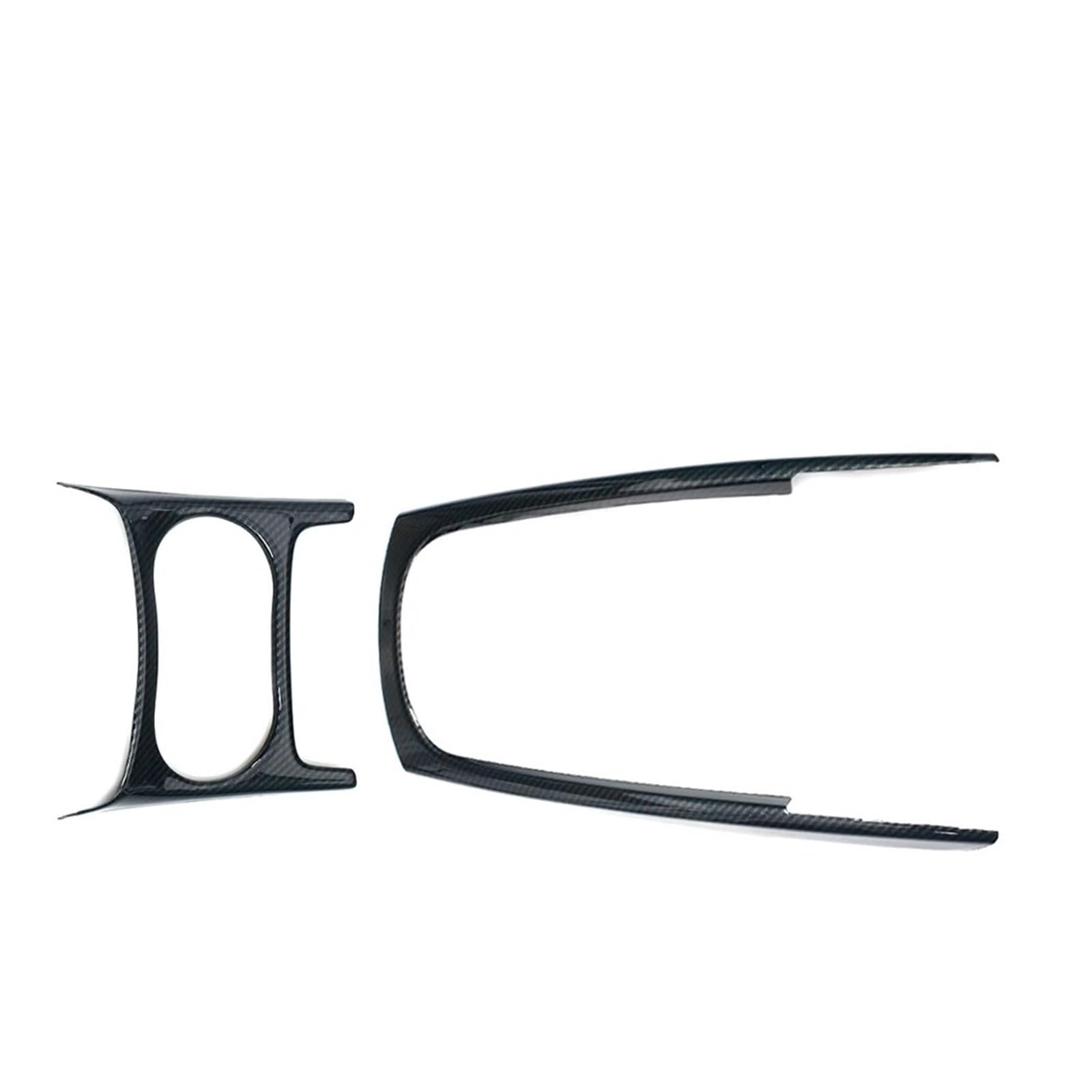 Zentrale Bedienfeld-Abdeckung Für Q5 2010-2016 Auto LHD Konsole Armlehne Gangschaltung Dekoration Rahmen Abdeckung Trim Carbon Faser Farbe Innen Trim Aufkleber Innen Zubehör(2pcs) von tnbru