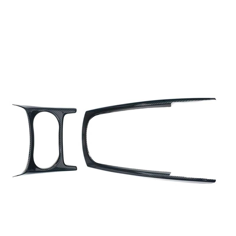 Zentrale Bedienfeld-Abdeckung Für Q5 2010-2016 Auto LHD Konsole Armlehne Gangschaltung Dekoration Rahmen Abdeckung Trim Carbon Faser Farbe Innen Trim Aufkleber Innen Zubehör(2pcs) von tnbru