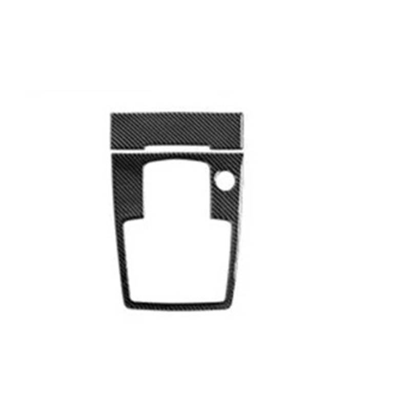 Zentrale Bedienfeld-Abdeckung Für Q7 2008-2015 Innentür Armlehne Knopfrahmen Autozubehör Carbon Fiber CD Panel Windows Control Gear Panel Trim Trim Aufkleber Innen Zubehör(Gear Shift Frame) von tnbru