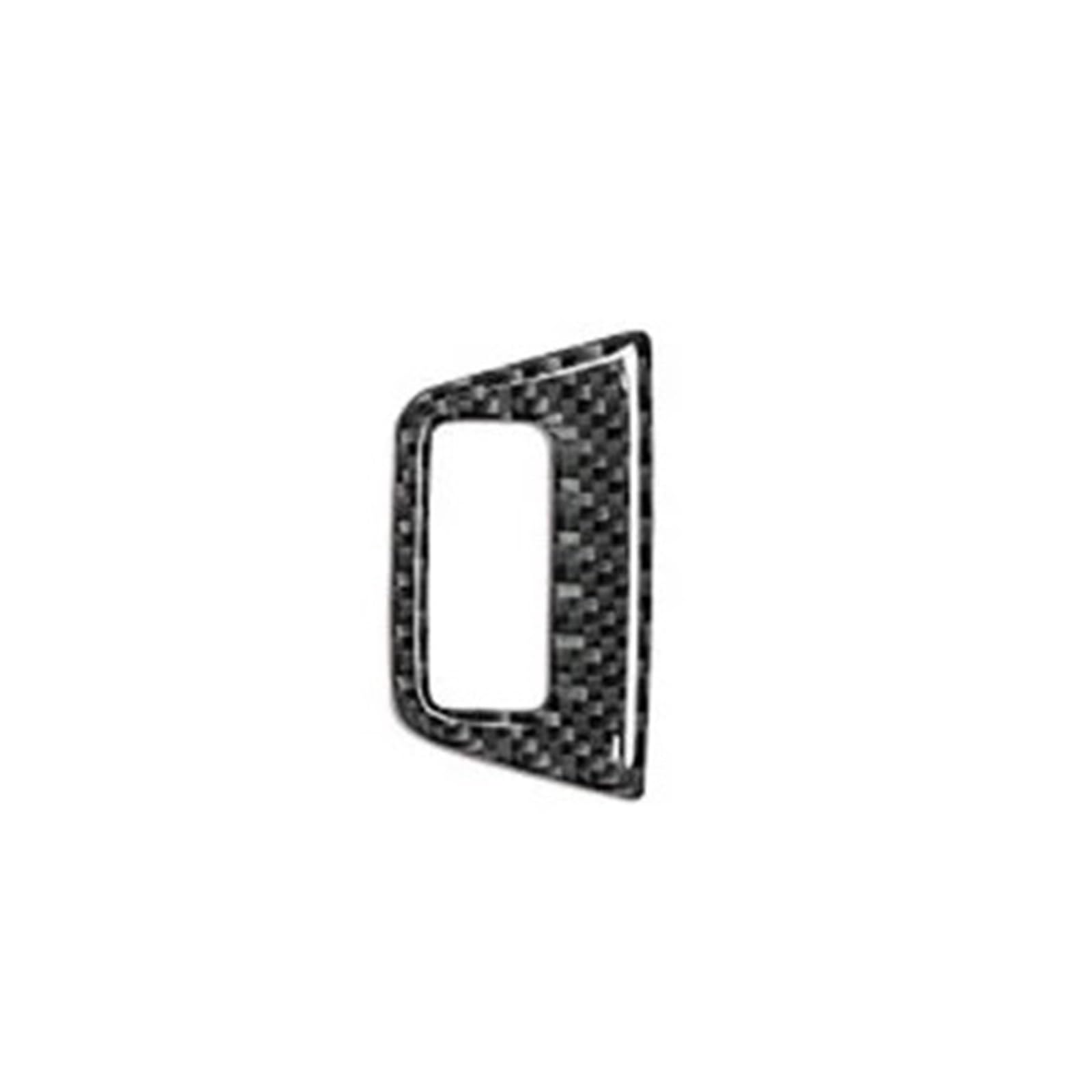 Zentrale Bedienfeld-Abdeckung Für Q7 2008-2015 Innentür Armlehne Knopfrahmen Autozubehör Carbon Fiber CD Panel Windows Control Gear Panel Trim Trim Aufkleber Innen Zubehör(Trunk Button) von tnbru