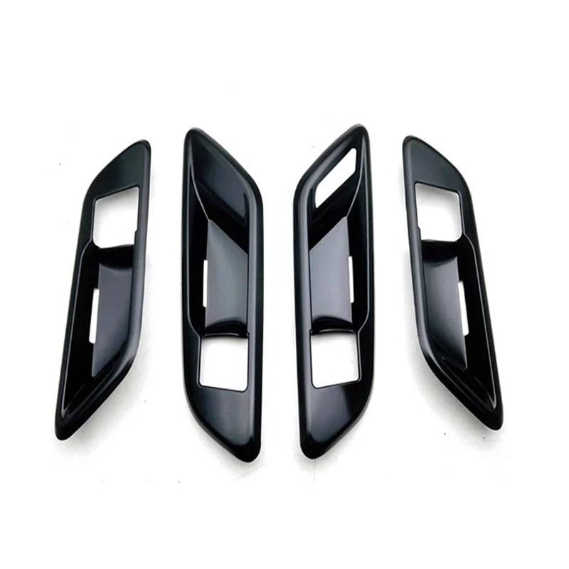 Zentrale Bedienfeld-Abdeckung Für Toyota Für Crown Für Cossover 2023 2024 2025 ABS Schwarz Farbe Getriebe Shift Panel Abdeckung Trim Fenster Schalter Panel Lift Abdeckung Zubehör Trim Aufkleber Innen von tnbru