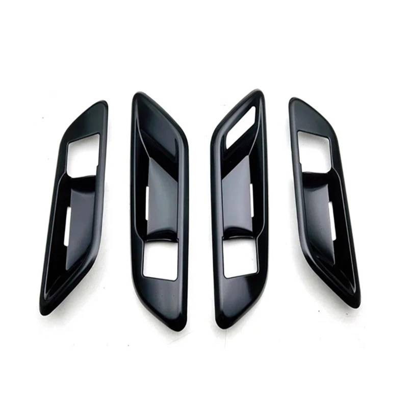 Zentrale Bedienfeld-Abdeckung Für Toyota Für Crown Für Cossover 2023 2024 2025 ABS Schwarz Farbe Getriebe Shift Panel Abdeckung Trim Fenster Schalter Panel Lift Abdeckung Zubehör Trim Aufkleber Innen von tnbru