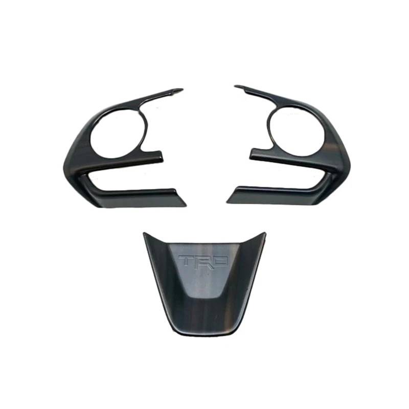 Zentrale Bedienfeld-Abdeckung Für Toyota Für RAV4 2019 2020-2023 Auto-Armaturenbrett-Rahmen Schalthebelkasten Panel Schaltknauf Lenkrad Türgriffe Streifen Wasserbecher Trim Aufkleber Innen Zubehör(Pea von tnbru