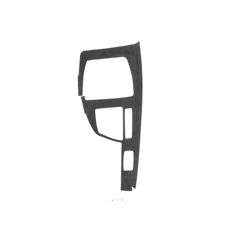 Zentrale Bedienfeld-Abdeckung Für X1 F48 Für X2 F39 Aus Mittelkonsole Schaltknauf Panel Trim Performance Aufkleber Auto-Innenausstattung Trim Aufkleber Innen Zubehör(9002 Black RHD12) von tnbru