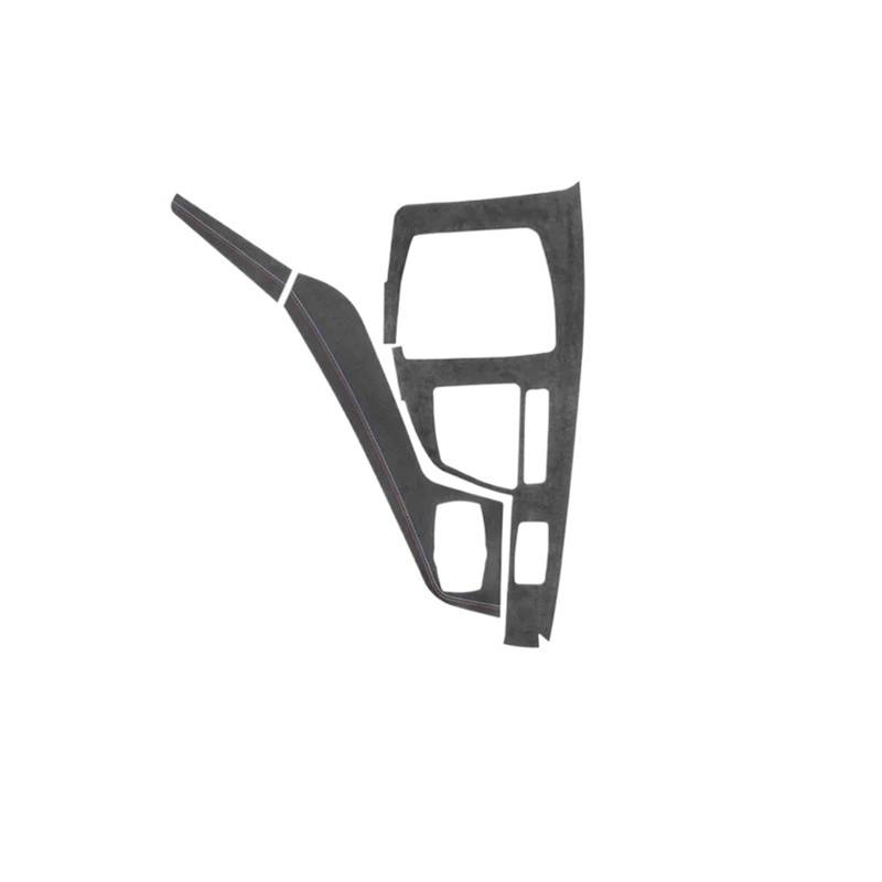 Zentrale Bedienfeld-Abdeckung Für X1 F48 Für X2 F39 Aus Mittelkonsole Schaltknauf Panel Trim Performance Aufkleber Auto-Innenausstattung Trim Aufkleber Innen Zubehör(9002 Black RHD8) von tnbru