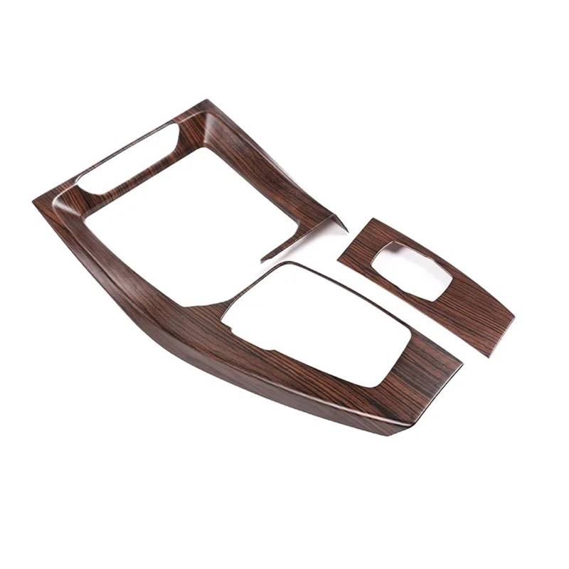 Zentrale Bedienfeld-Abdeckung Für X3 G01 Für X4 G02 2018-2022 ABS Carbon Fiber/Silber Center Console Gear Shift Panel Cover Trim Zubehör Trim Aufkleber Innen Zubehör(Pine Grain 18-21) von tnbru
