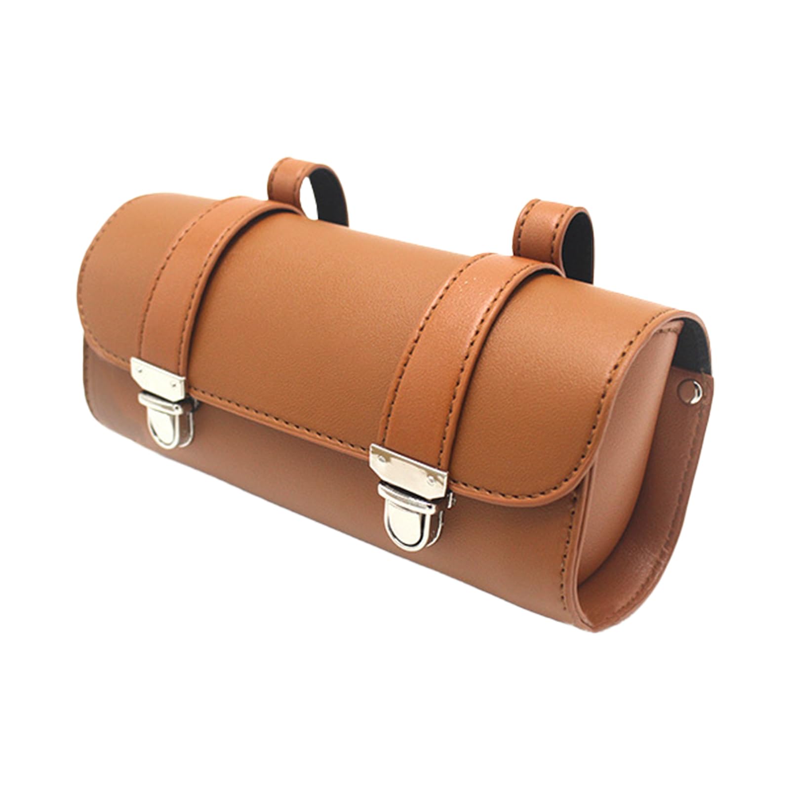 Fahrrad Leder Satteltasche - Vintage Braun Fahrrad Rahmen Satteltasche mit Schnalle, wasserdichte große Kapazität Fahrradtasche für Telefon, Schlüssel, Reparaturwerkzeuge Fahrrad Leder Satteltasche - Vintage Braun Fahrrad Rahmen Satteltasche mit Schnalle, wasserdichte große Kapazität Fahrradtasche für Telefon, Schlüssel, Reparaturwerkzeuge von tongfeng