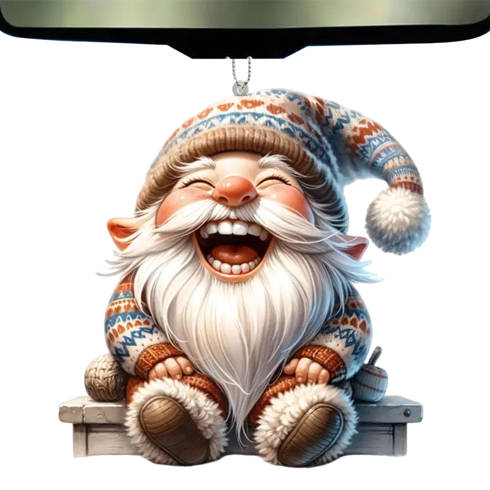 Wichtel Auto Ornament,Auto Anhänger,Zwergenauto-Ornamente - Rückspiegel-Zubehör, 2D-Acryl- -Autospiegel zum Aufhängen, Auto-Ornament für Damen und Herren Wichtel Auto Ornament,Auto Anhänger,Zwergenauto-Ornamente - Rückspiegel-Zubehör, 2D-Acryl- -Autospiegel zum Aufhängen, Auto-Ornament für Damen und Herren von tongfeng
