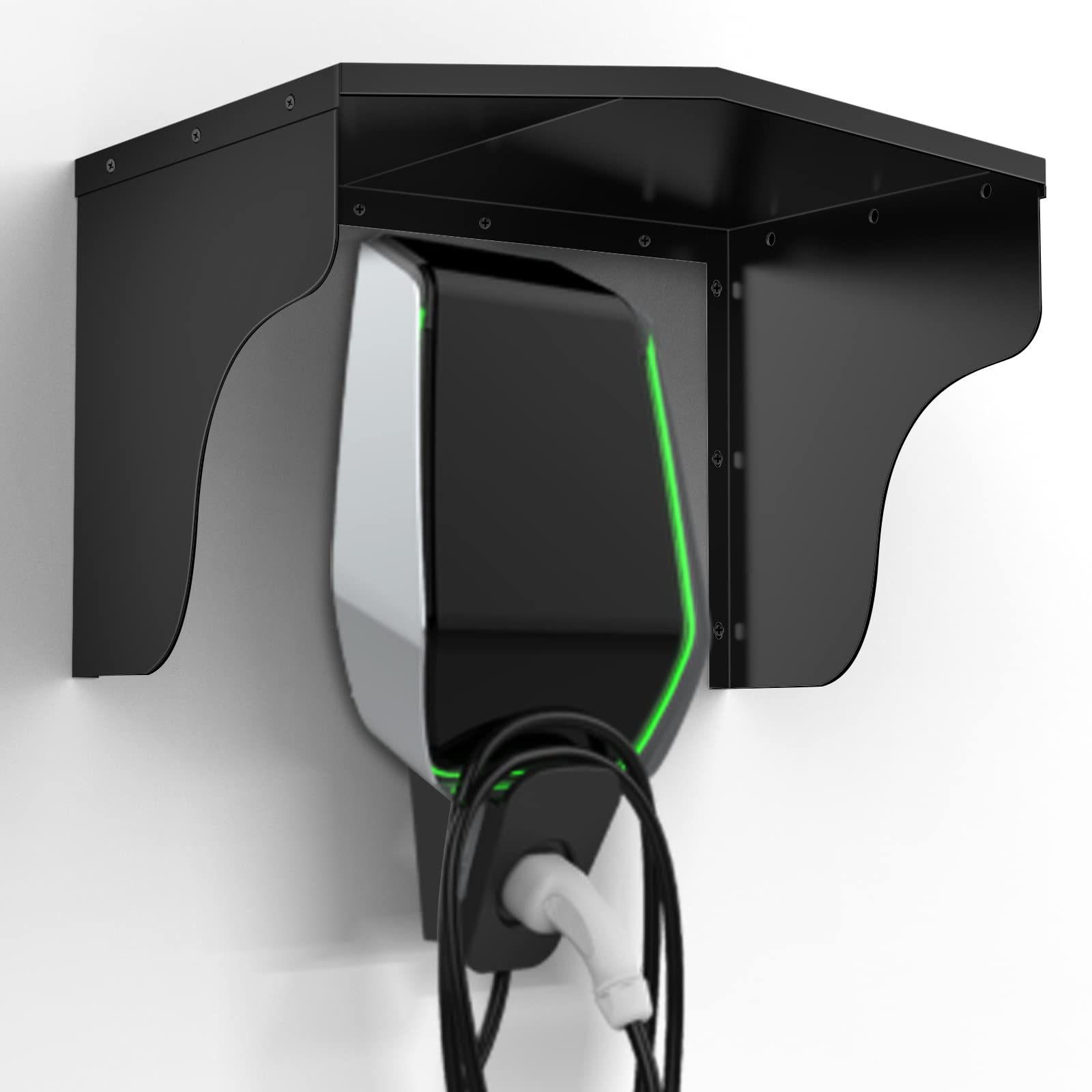 tonhui Wallbox Wetterschutz, Überdachung für Ladesäule Schutzdach für e-Auto Ladestation, Zubehör für Wallboxen, Regenschutz, Sonnenschutz tonhui Wallbox Wetterschutz, Überdachung für Ladesäule Schutzdach für e-Auto Ladestation, Zubehör für Wallboxen, Regenschutz, Sonnenschutz von tonhui