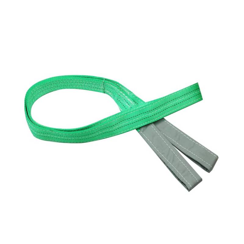 Duplex-Polyester-Gurtband, strapazierfähig, flach, Anti-Schnitt- und Anti-Brasion-Behandlung, Takelage, Hebegurte für Umzugsaufbewahrung, 2T, 1 m, Grün von tooloflife