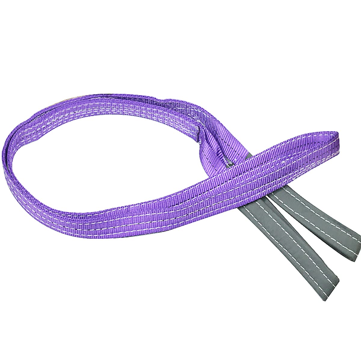 Duplex-Hebeband aus Polyester-Gurtband, Schnitt- und Anti-Brasion-Behandlung, 1T, 2 m, Violett von tooloflife