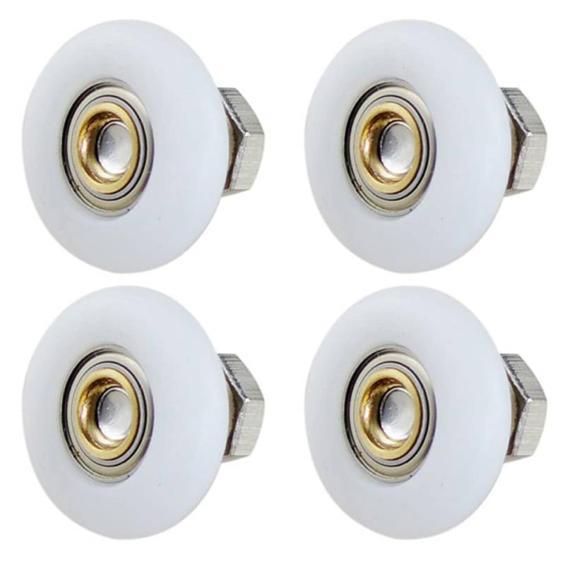 Ersatzrollen für Duschkabinentür, 23 mm, 4 Stück von tooloflife