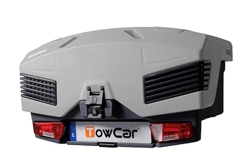 TowBox EVO Urban Gepäckbox für Anhängerkupplung | Transportbox | Gepäckträger - 1200 x 670 x 650 (Classic Gray) von towcar