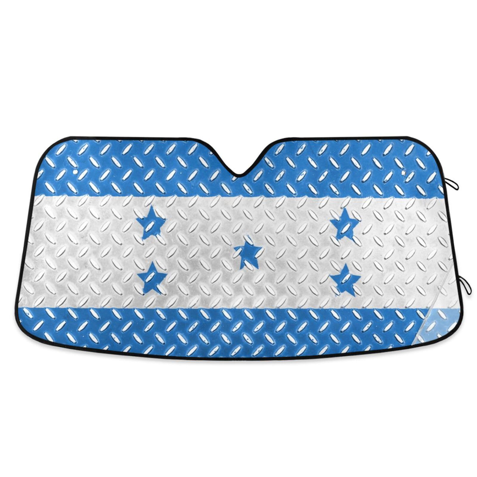 Honduras Flagge Honduran National Blue Windschutz Sonnenschutz Faltbar Reflektierend Sonnenschutz Para Sol Para Ventana de Casa, Größe 70,1 x 139,7 cm Honduras Flagge Honduran National Blue Windschutz Sonnenschutz Faltbar Reflektierend Sonnenschutz Para Sol Para Ventana de Casa, Größe 70,1 x 139,7 cm von tplaotee