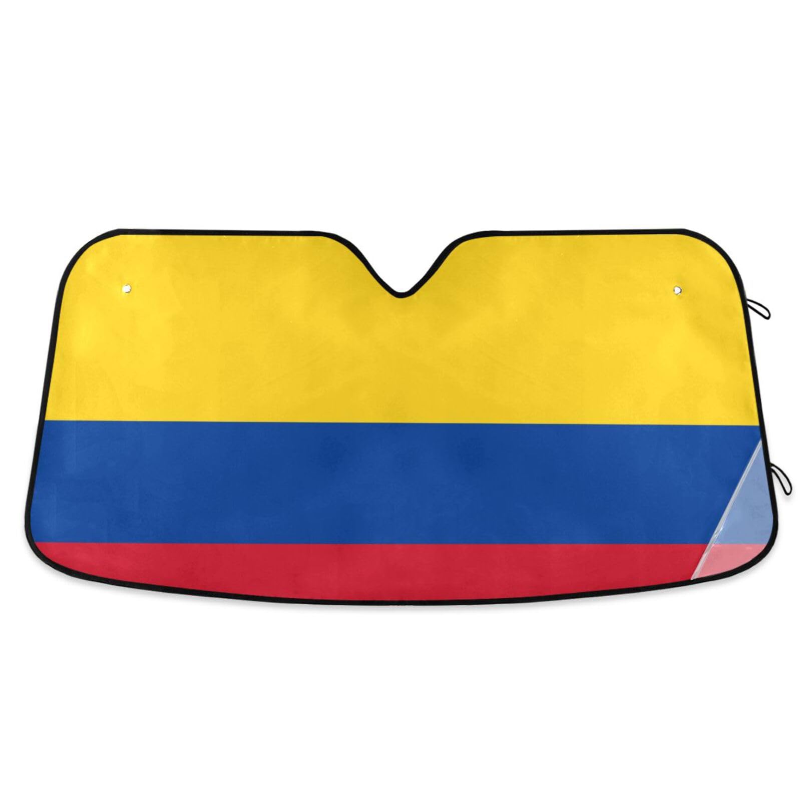 Kolumbien Kolumbien Nationalflaggen Blau Rot Gelb Auto Schatten Frontscheibe Faltbar Reflektierend Sonnenschutz Para Sol de Auto, Größe 70,1 x 140,7 cm Kolumbien Kolumbien Nationalflaggen Blau Rot Gelb Auto Schatten Frontscheibe Faltbar Reflektierend Sonnenschutz Para Sol de Auto, Größe 70,1 x 140,7 cm von tplaotee
