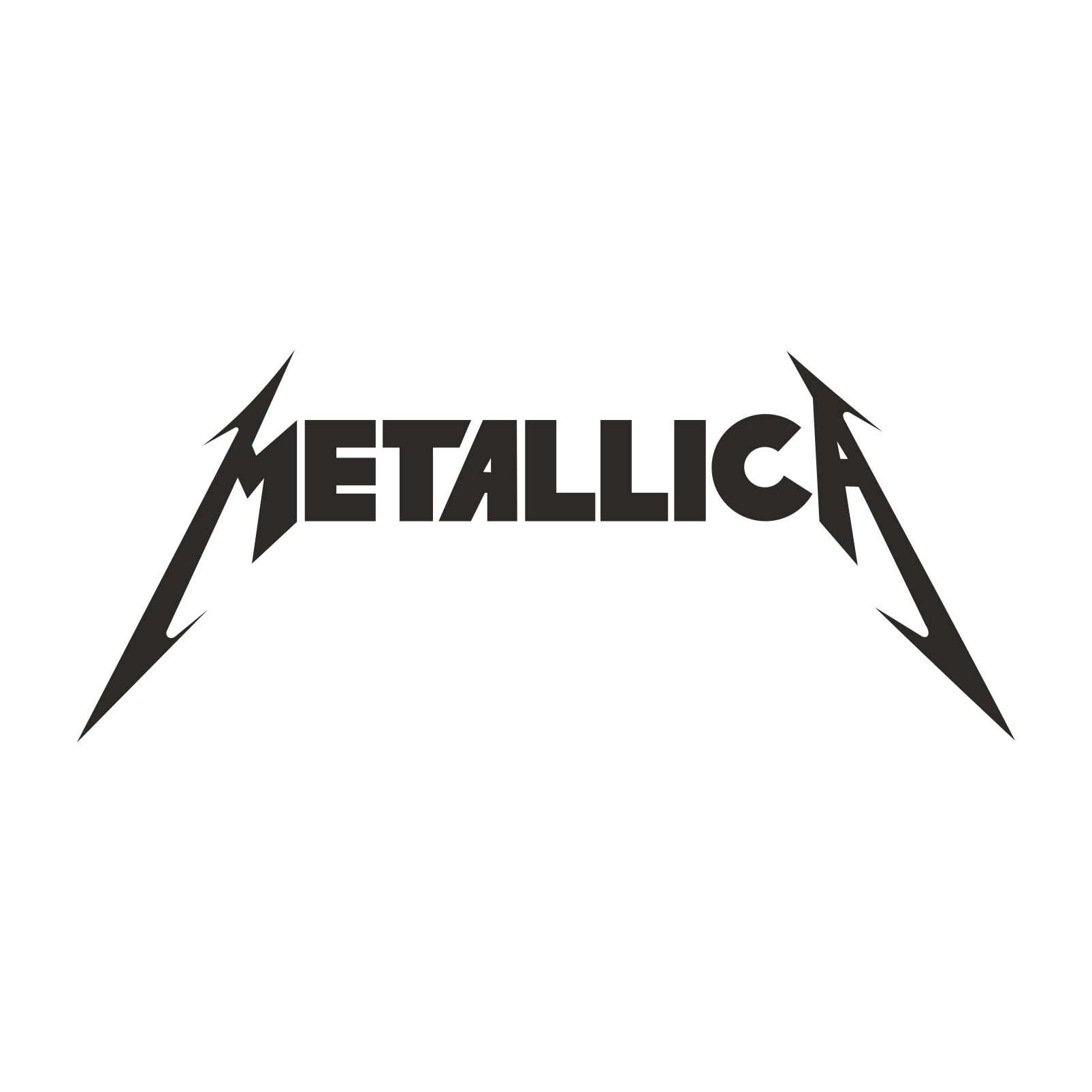 tradercat Auto Aufkleber Metallica - 15cmx6cm - (2 Stück) Sticker für alle Oberflächen - Fenster, Seitenspiegel, Heckscheibe, Motorhaube, Fahrzeug – mit Anleitung von tradercat