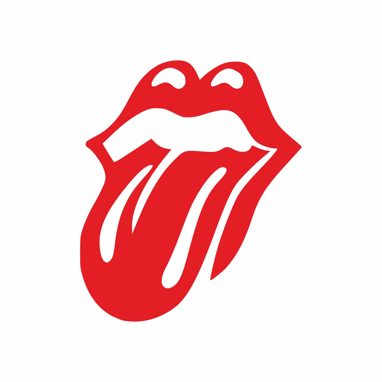 tradercat Auto Aufkleber Rolling Stones Zunge (2 Stück) - 15.75cmx17.8cm - Sticker für alle Oberflächen - Fenster, Seitenspiegel, Heckscheibe, Motorhaube, Fahrzeug – mit Anleitung von tradercat