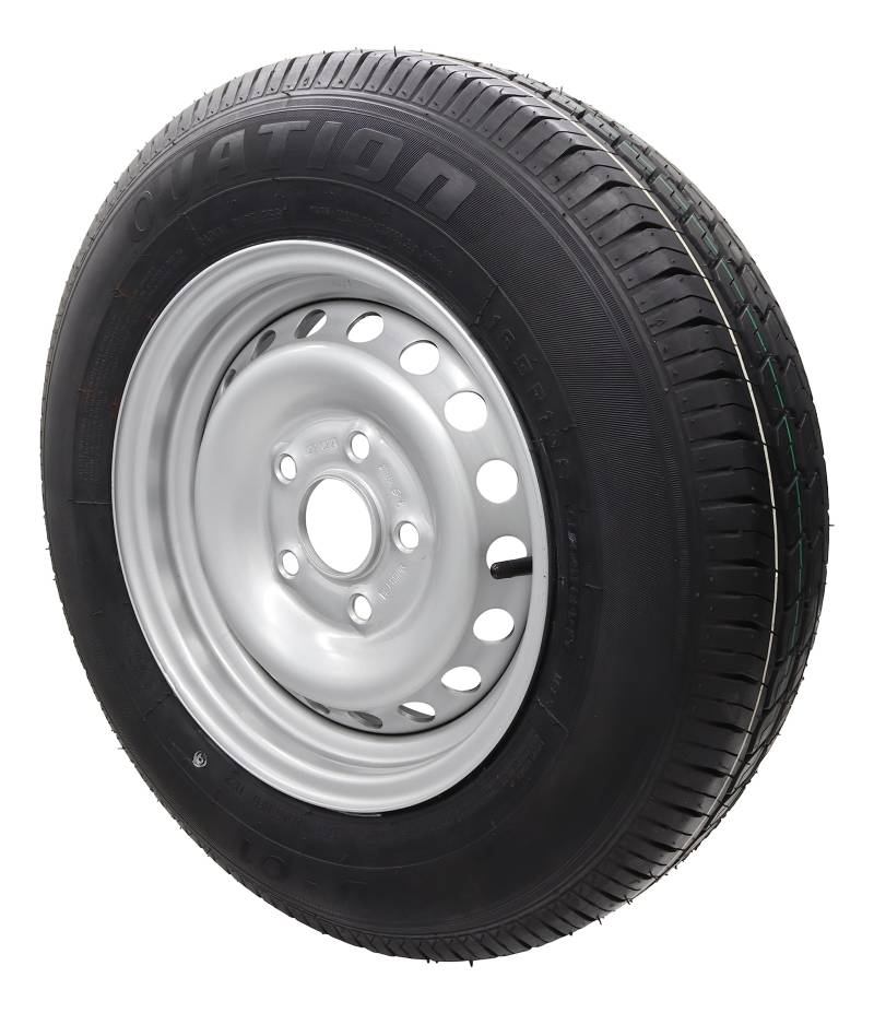 Komplettrad 165R13 C 96/94N 5x112 165 R 13 PKW Anhänger Rad Felge 4,5Jx13 Reifen Caravan Trailer von trailer parts4u