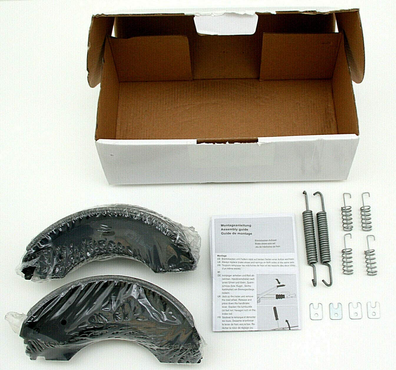 trailer parts4u Bremsbackensatz + Federn 230x50 für Alko Radbremse 2350 Set 73 Anhänger 21890703 1220329 trailer parts4u Bremsbackensatz + Federn 230x50 für Alko Radbremse 2350 Set 73 Anhänger 21890703 1220329 von trailer parts4u