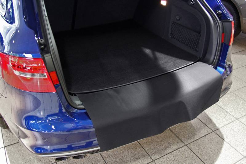 tuning-art 2915 Kofferraummatte für Audi A5 8T Sportback 2-teilig mit Ladekantenschutz von tuning-art