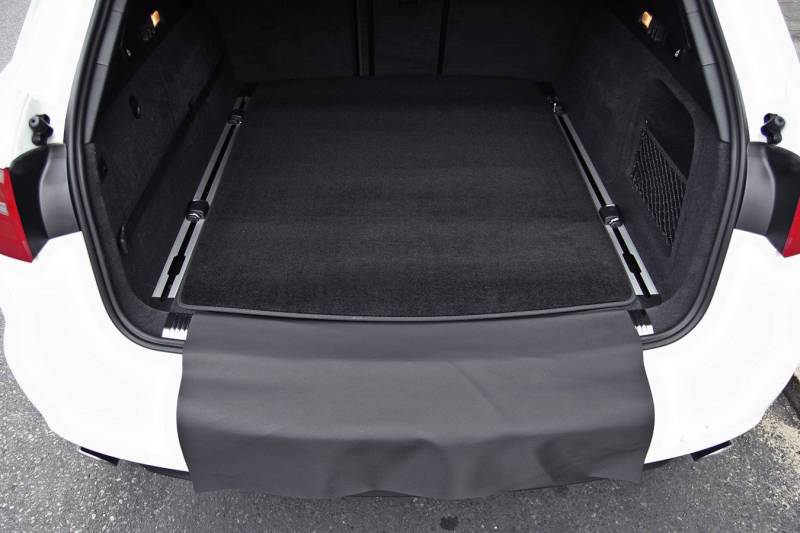 tuning-art 2922 Kofferraummatte passend für Audi A4 B9 8W Avant 2015-2-teilig mit Ladekantenschutz von tuning-art