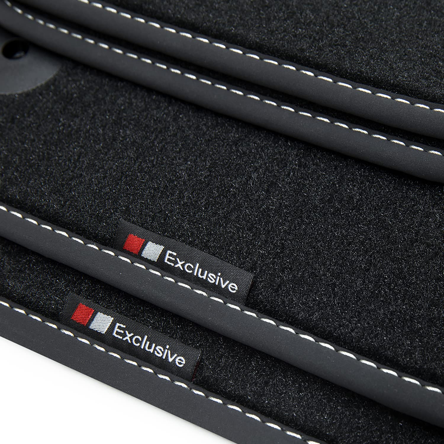tuning-art BEF950 Fußmatten passend für Mitsubishi Outlander 3 CWO 2012-, Naht:Silber. Deluxe Velours tuning-art BEF950 Fußmatten passend für Mitsubishi Outlander 3 CWO 2012-, Naht:Silber. Deluxe Velours von tuning-art