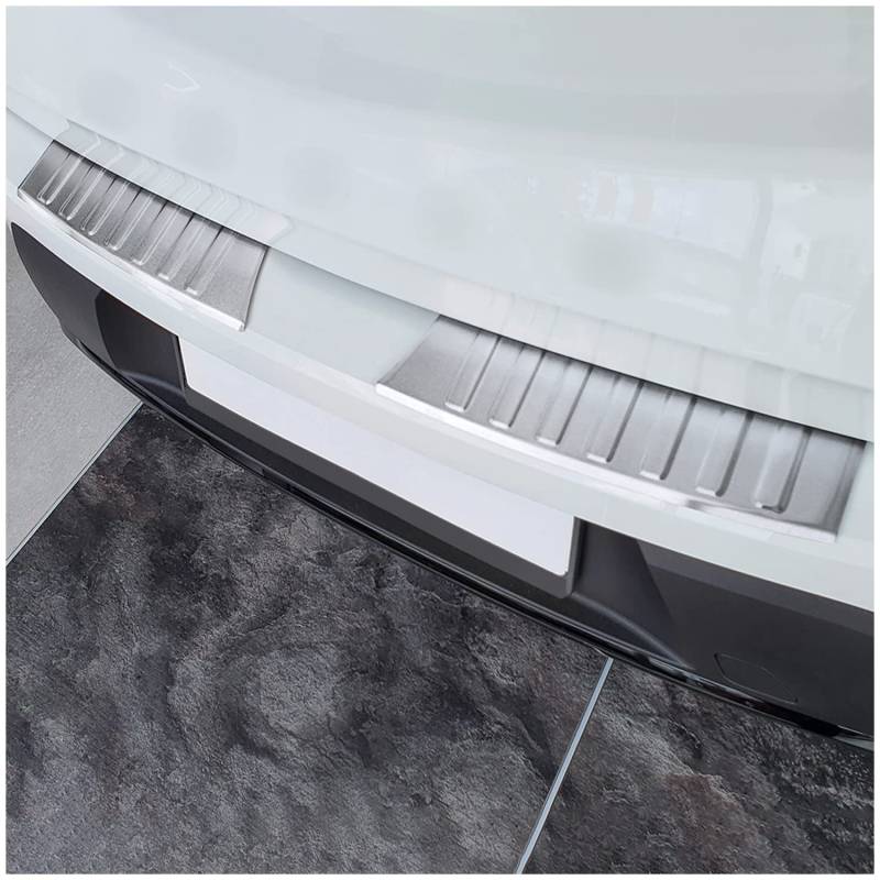 tuning-art BL1021 Ladekantenschutz mit Abkantung passend für Opel Mokka B 2021-, Farbe:Silber von tuning-art