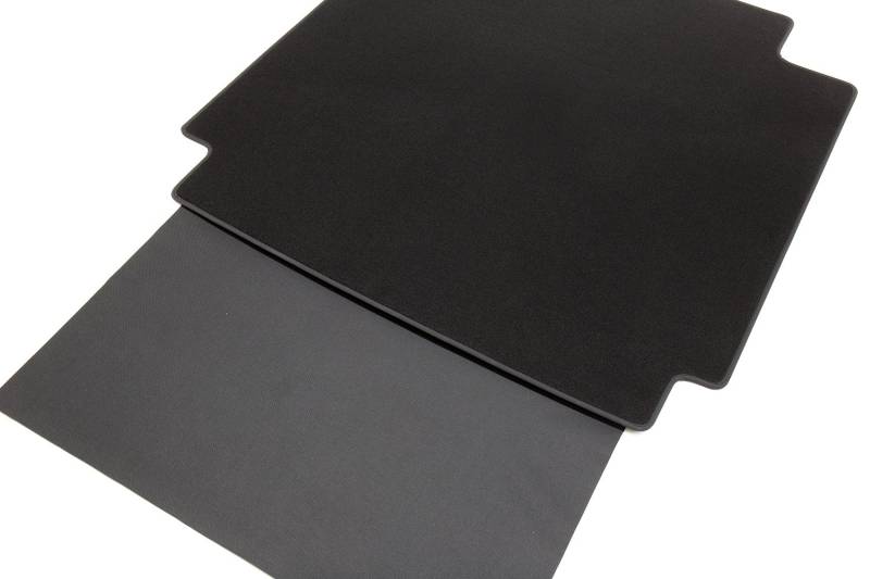 tuning-art BM3066 Kofferraummatte passend für Seat Tarraco 2018-2024 2-teilig mit Ladekantenschutz, Naht:Schwarz von tuning-art