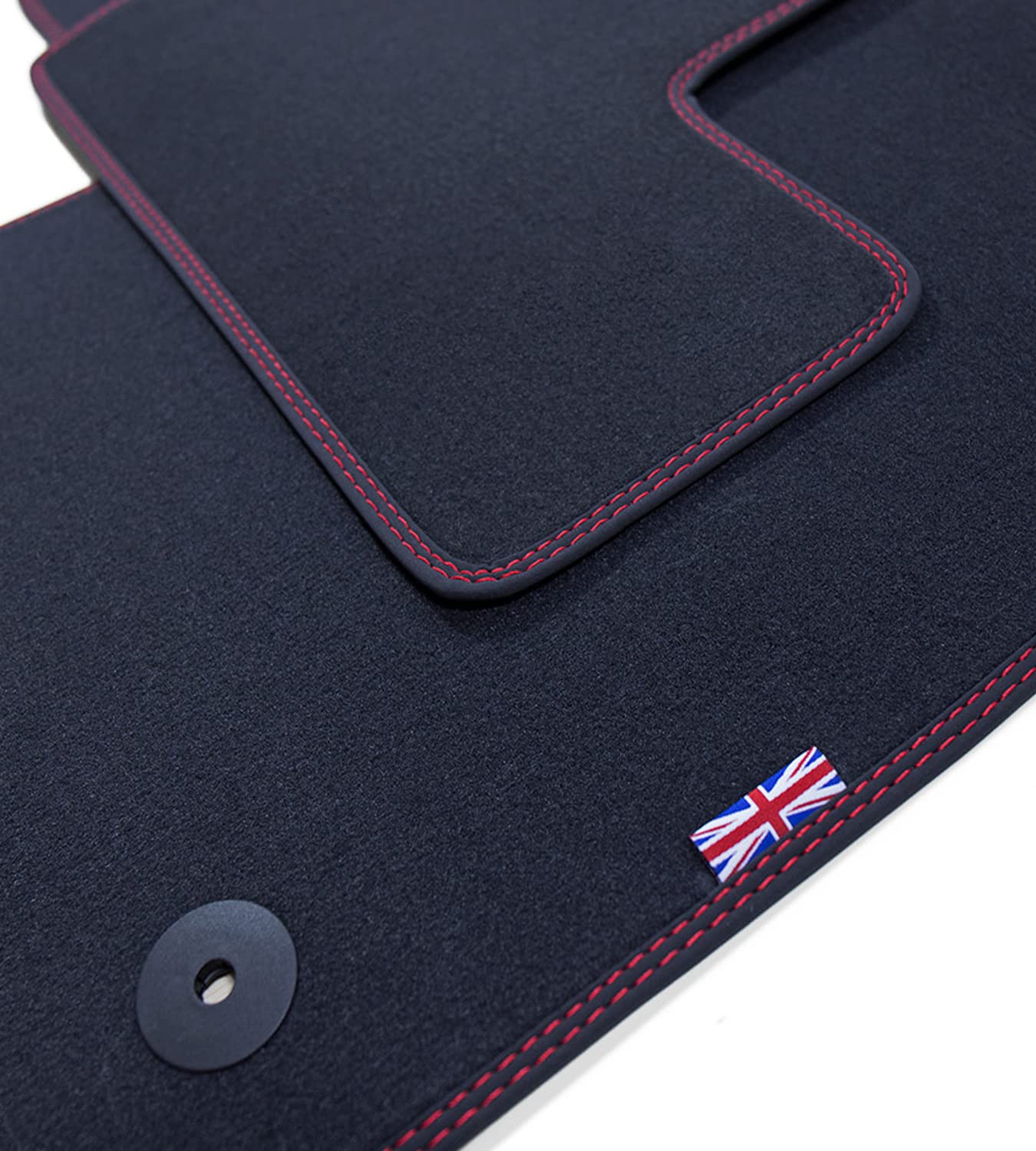 tuning-art D205 Fußmatten Union Jack passend für Mini Cooper E Electric J01 2024-, Naht:2X Rot tuning-art D205 Fußmatten Union Jack passend für Mini Cooper E Electric J01 2024-, Naht:2X Rot von tuning-art